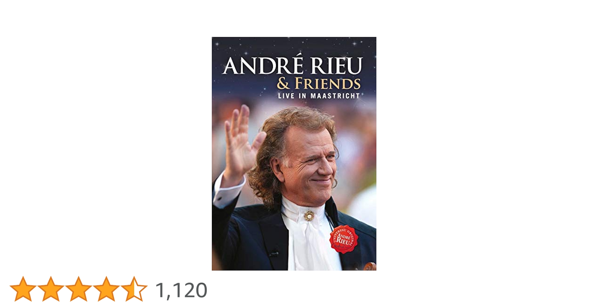 (未使用･未開封品)　Andre &amp; Friends-Live in Maastricht [DVD] [Import] vf3p617 Amazon.com: Andre & Friends-Live in Maastricht : André Rieu