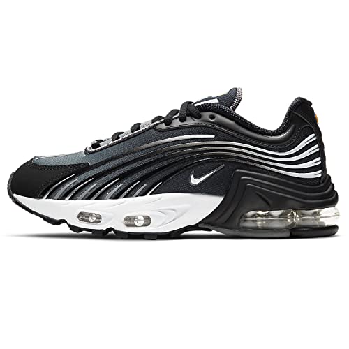 NIKE Juniors Tuned 1 Air Max Plus II (GS) – CT4383 001 – Schwarz / Weiß / Rauchgrau, Schwarz , 38.5 EU