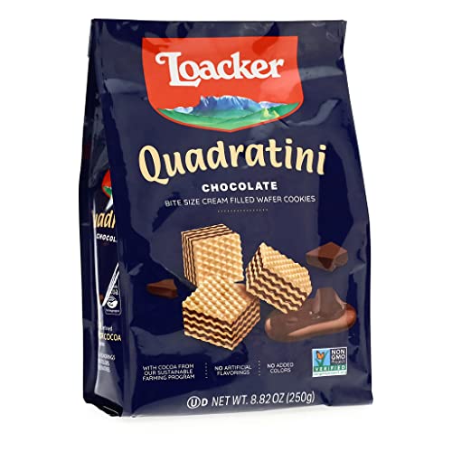 Quadratini Chocolate Wafer Cookie 8.82 oz.