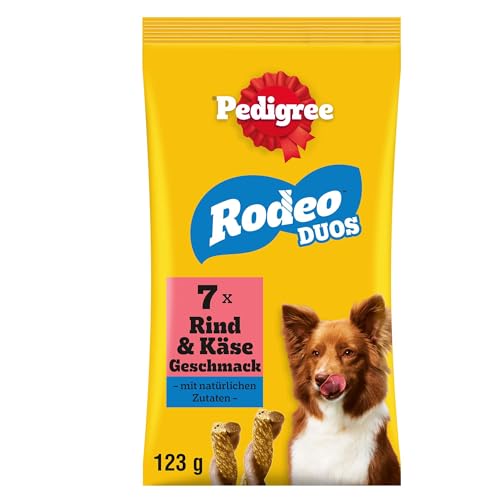 Pedigree Rodeo Duos Sticks Rind & Käse Geschmack Hundesnacks 10 x 7 Stück