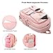 Hidds School Backpack for Teen Girls Women College Laptop Backpacks Kids Cute Bookbag Set with Lunch Box Pencil Case Elementary Middle High Campus Bag 3 Pcs Students Bookbags Sets Travel Daypack-Pink