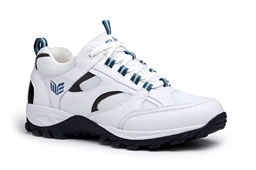 Mt. Emey 9708 Men's Extrem-Light Athletic Walking Shoes - White 12-9E