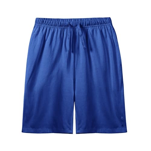 ALWAYSONE Kids Cotton Sweat Sport Shorts with Drawstring Soft Jersey Athletic Shorts for Boys and Girls 3-12 Years