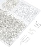 Umikk Earring Hooks Kit - 900pcs, Jewelry Making Supplies, Hypoallergenic, DIY & Repairing