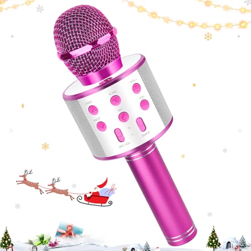 Drahtloses Bluetooth Mikrofon Karaoke, Karaoke Mikrofon Kinder Spielzeug, 5...