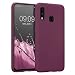Produktbild kwmobile Hülle kompatibel mit Samsung Galaxy A40 Hülle - weiches TPU Silikon Case - Cover geeignet für kabelloses Laden - Bordeaux Violett