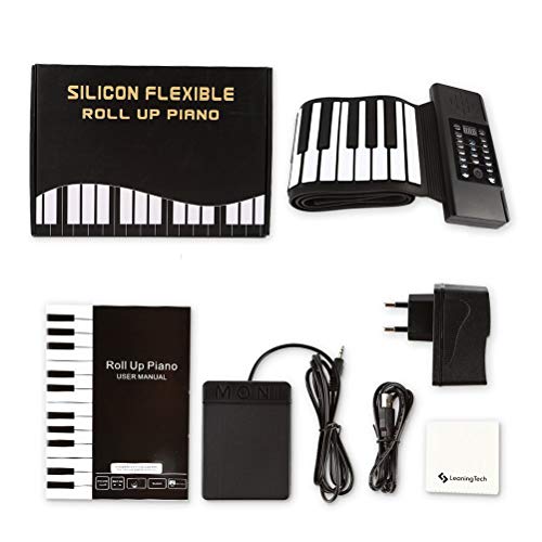 KUANDARM Piano Pliant Main Roll Piano, Portable 66/88 Clé Clavier Épaississement Professionnel Clavier Piano électrique Adulte pour débutant et Enfants débutant - Les Beatles, Paul McCartney, John Lennon, RIngo Starr, George Harrison KUANDARM Piano Pliant Main Roll Piano, Portable 66/88 Clé Clavier Épaississement Professionnel Clavier Piano électrique Adulte pour débutant et Enfants débutant – Image 7