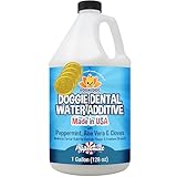 Bodhi Dog Peppermint Dental Water Additive for Dogs & Puppies - Freshens Breath, Reduces Tartar, Promotes Healthy Gums - Oral Care for Teeth & Breath - Supports Clean Mouth - Made in USA (128 Fl Oz)