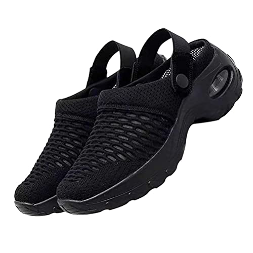 1 Pair Summer Women Slippers Fashion Mesh Shoes Black Sandals