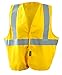 Occunomix LUX-XSGFR-YL/XL Classic Flame Resistant Cotton Non-Ansi Solid Vest, HRC 1 Protection, Large/X-Large, Yellow