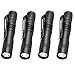Pocketman Portable Mini LED Flashlight Belt Clip Pen Light Tactical Torch(9 CM) (4 Pack)