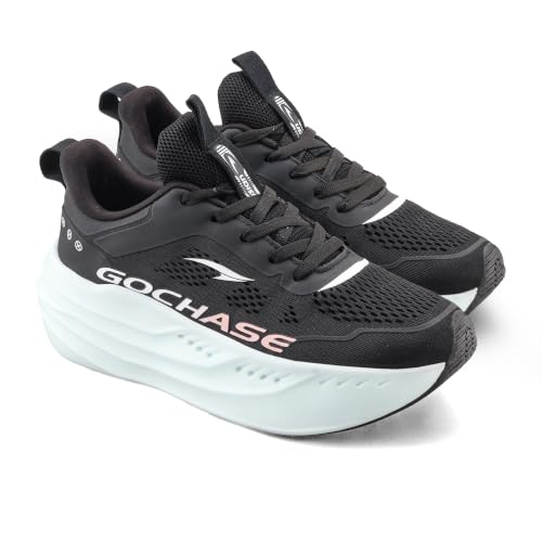 Image of ASIAN Aerofoam-01 Men's Running Shoes with Breathable Mesh Upper | Energy Return Sole, Lace-Up Fit & Lightweight Comfort