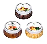 BRAWOLFY Hookah Shisha Flavors Set, Tobacco & Nicotine Free Molasses, Fruit Flavor Mix with Premium