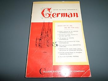 Unknown Binding Auditory and reading comprehension in German for levels I-II-III Book