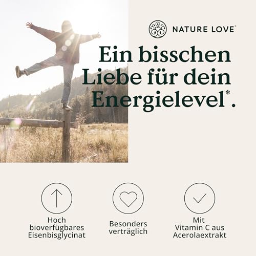 Eisenpräparat Nature Love Eisentabletten mit Vitamin C, 240 Stück