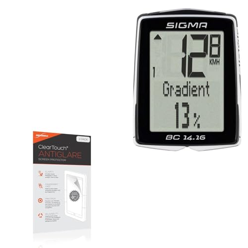 BoxWave Screen Protector Compatible with Sigma BC 14.16 - ClearTouch