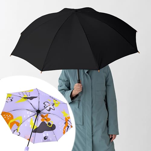 Image of Kraptick Printed Travel Umbrella for Rain, UV, Wind Proof, Water-Proof Umbrella for Men /Women /Boys /Girls /Kids (UMBR-02)