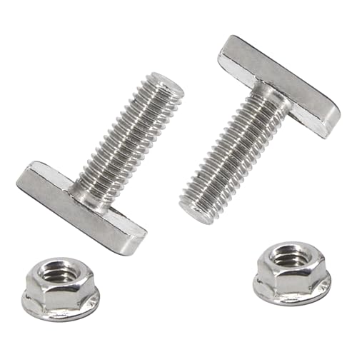 Tornillos de rosca completa M8 x 65 mm con tuercas de brida en T 4