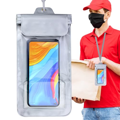 Bolsa de Teléfono Impermeable - Seco Portátil, Soporte Móvil Tocable Pantalla, Protector de Viajero | Almacenamiento de Playa Para Equipos de Viaje De Rafting, Accesorios Flotantes Seguros Con Fe