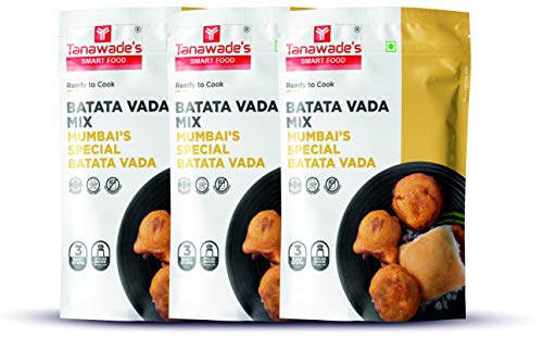 Tanawade’s Smart Food Instant Batata Vada Mix – Pack of 3 • Ready...