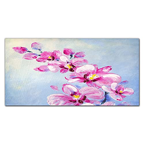 Photo sur verre acrylique 100x50cm fleurs de plantes décoration murale salon
