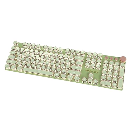 Hemo �O���[�����J�j�J���Q�[���p�L�[�{�[�h EWEADN V20���g�� �X�`�[���p���N ���B���e�[�W �^�C�v���C�^�[�X�^�C���L�[�{�[�h green �O���[�� LED�o�b�N���C�g�t�� 104�L�[ �L��USB�L�[�{�[�h ���^���p�l�� ���E���h�L�[�L���b�v 