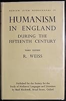 Humanism in England During the Fifteenth Century B000RRB08C Book Cover