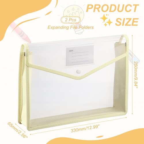 Dossiers expandables en plastique enveloppes dossier format A4 - 2