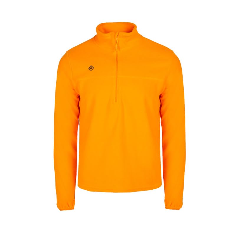 Izas   Forro Polar para Hombre   Chaqueta Polar con Cuello Alto y Cremallera   Forro Polar de Invierno Ligero y de Secado Rápido   Ideal para Actividades al Aire Libre   Sutton Naranja Fluor   3XL