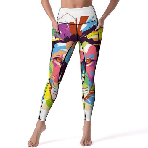 Leggings pour fitness gym taille haute avec maintien optimal S