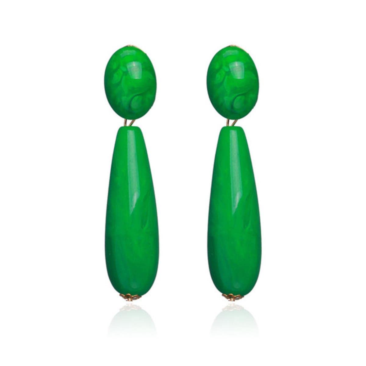 YAHOYA Fashion Pendientes Resin Drop Earring For Women Wedding Party Jewelry Boho Elegant Shiny Dangle Statement Earrings