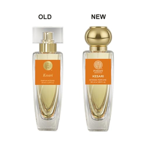 Image of Forest Essentials Intense Perfume Kesari | Lime Saffron & Oudh Blend Perfume | Lasts Through the Day