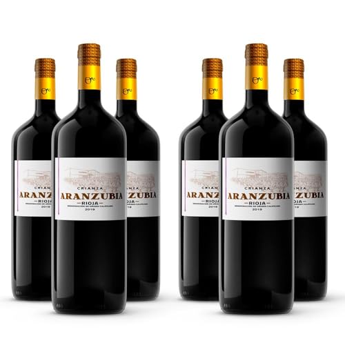 Murillo Viteri Vino Tinto Magnum Crianza Aranzubia, Añada 2019, 6 Botellas (1.5L)