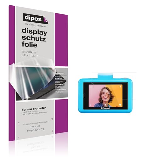 dipos I 4x Protector de pantalla compatible con Polaroid Snap Touch 2.0 pelicula protectora claro