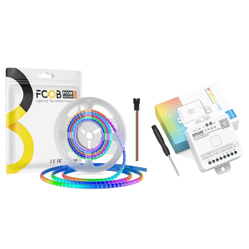 Tira LED RGB direccionable WS2812B 2 m 160 LED/m miniatura 1