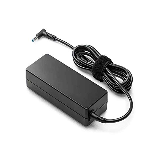 Image of HP Original 65W Laptop Charger with Power Cable H2O | 19.5V 3.33A AC Adapter | 4.5mm Blue Pin | Compatible with HP Pavilion, EliteBook, ProBook, Envy, Spectre, Chromebook, 240, 245, 250 & 255 G Series