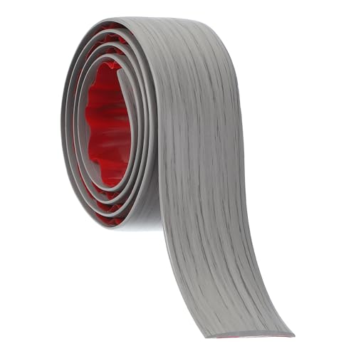Séparateur plat de sol gris pour harmoniser le salon et la cuisine en un geste