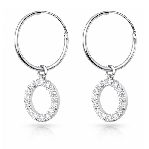 Boucles d'oreilles créoles argent pour style décontracté et fêtes