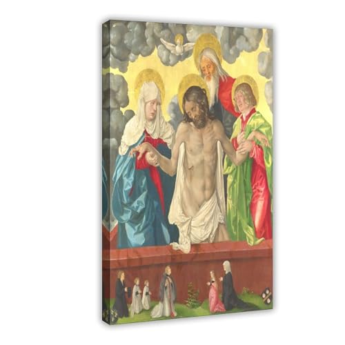 Impression sur toile The Trinity Hans Baldung pour salon et bureau