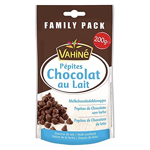 Vahiné - Nuggets de chocolate con leche, 200 g (lote de 3)