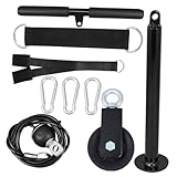 DECOMELODY Kit De Fitness Sistema De Poleas Profesional para Ejercitador De Brazos para Entrenador De Brazos Casa o Gimnasio Equipo De Fitness para Antebrazo y Muñeca