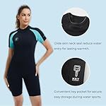 Lemorecn Adult's 3mm Shorty Wetsuits for Men and Women - Image 3
