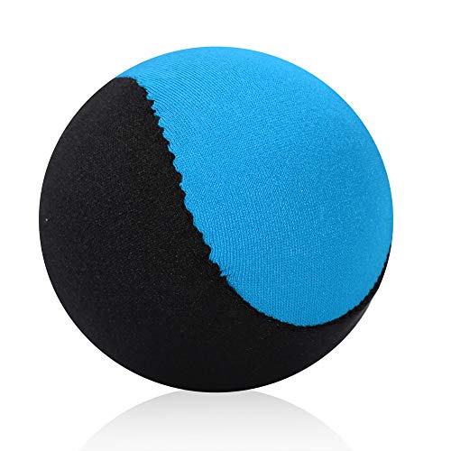 NOENNULL Balle Rebondissante d'eau, Ballon de Handball Anti-Stress, Balle Rebondissante d'eau pour Piscine, Plage, Mer et Activités de Plein Air (Noir Bleu)