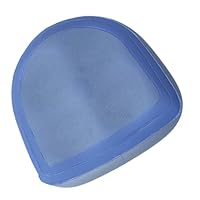 LifeStages - Stoelverhoger Voor Auto - Stoelkussen Voor In De Auto Stoelverhoger Voor Volwassenen 3d Ademend Gaas Antislip Zitkussen Met Praktisch Handvat Blauw