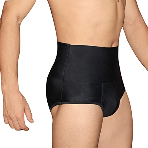 Men's Butt Lifter Underwear U Convex Pouch Seamless Boxers & Briefs Mid-Rise Panties for Men (Color : Black, Size : M/Medium)