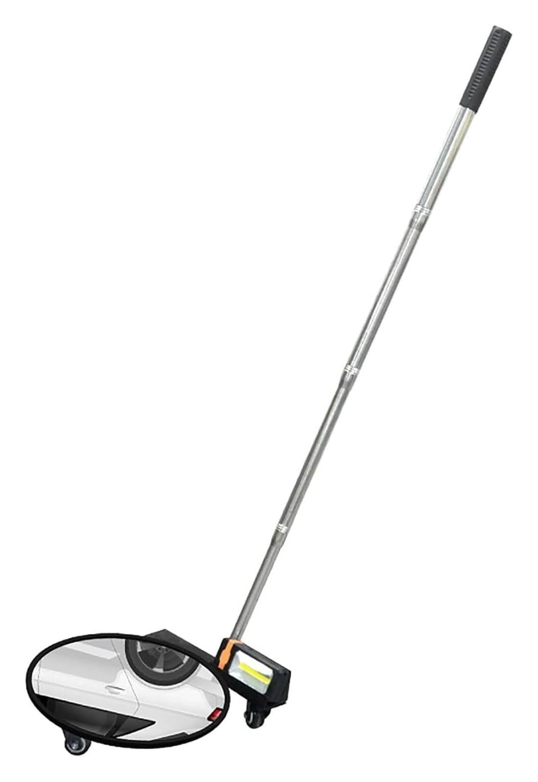 YNIYUJKL Under Car Search Mirror, Telescopic Convex Mirror, Multifunctional Reflector With Led Lights And Swivel Wheels Telescopic Inspection Mirror,