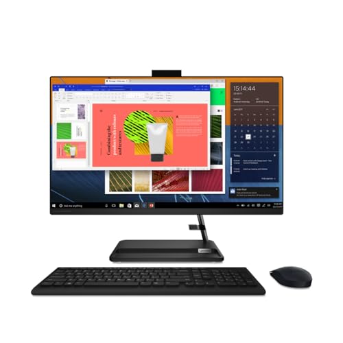 Lenovo IdeaCentre F0FY00MGGE All-in-One PC AMD Ryzen™ 7 7730U 68,6 cm (27") 1920 x 1080 Pixel 16 GB DDR4-SDRAM 1 TB SSD PC All-in-one Windows 11 Home Wi-Fi 6 (802.11ax) Nero