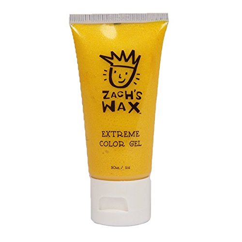 Zach's Wax Color Hair Gel - Yellow - 1 Ounce