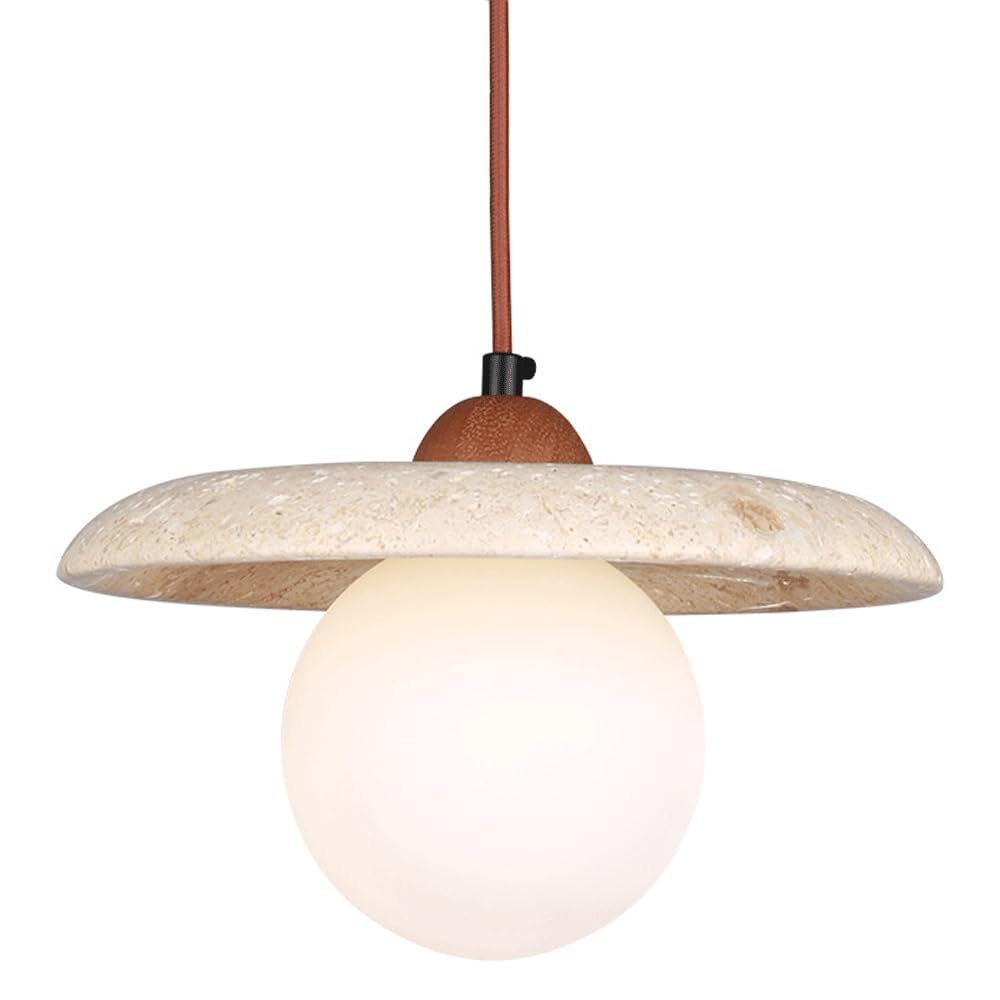 Luminaire décoratif pour salon avec suspension industrielle G9 en marbre