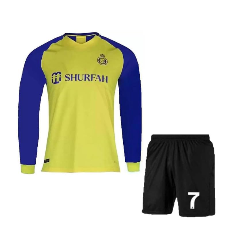 Image of Ronaldo 7 Jersey with Shorts for (Kids,Boys & Men)